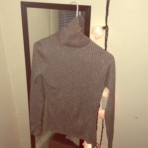 Turtle neck sparkly sweater